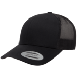 Flexfit Flexfit 6606 Classic Snapback Trucker Hat - Solid Black