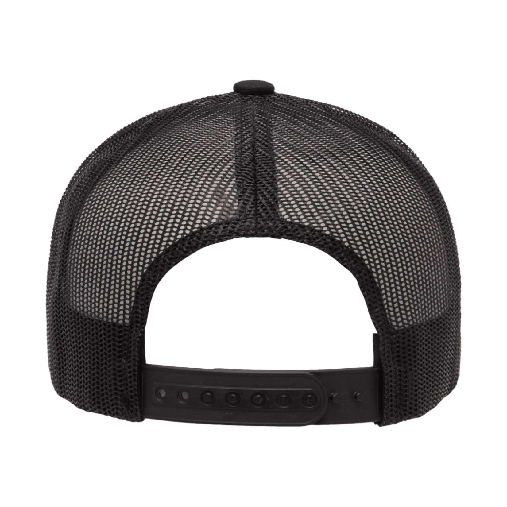Flexfit Flexfit 6606 Classic Snapback Trucker Hat - Solid Black