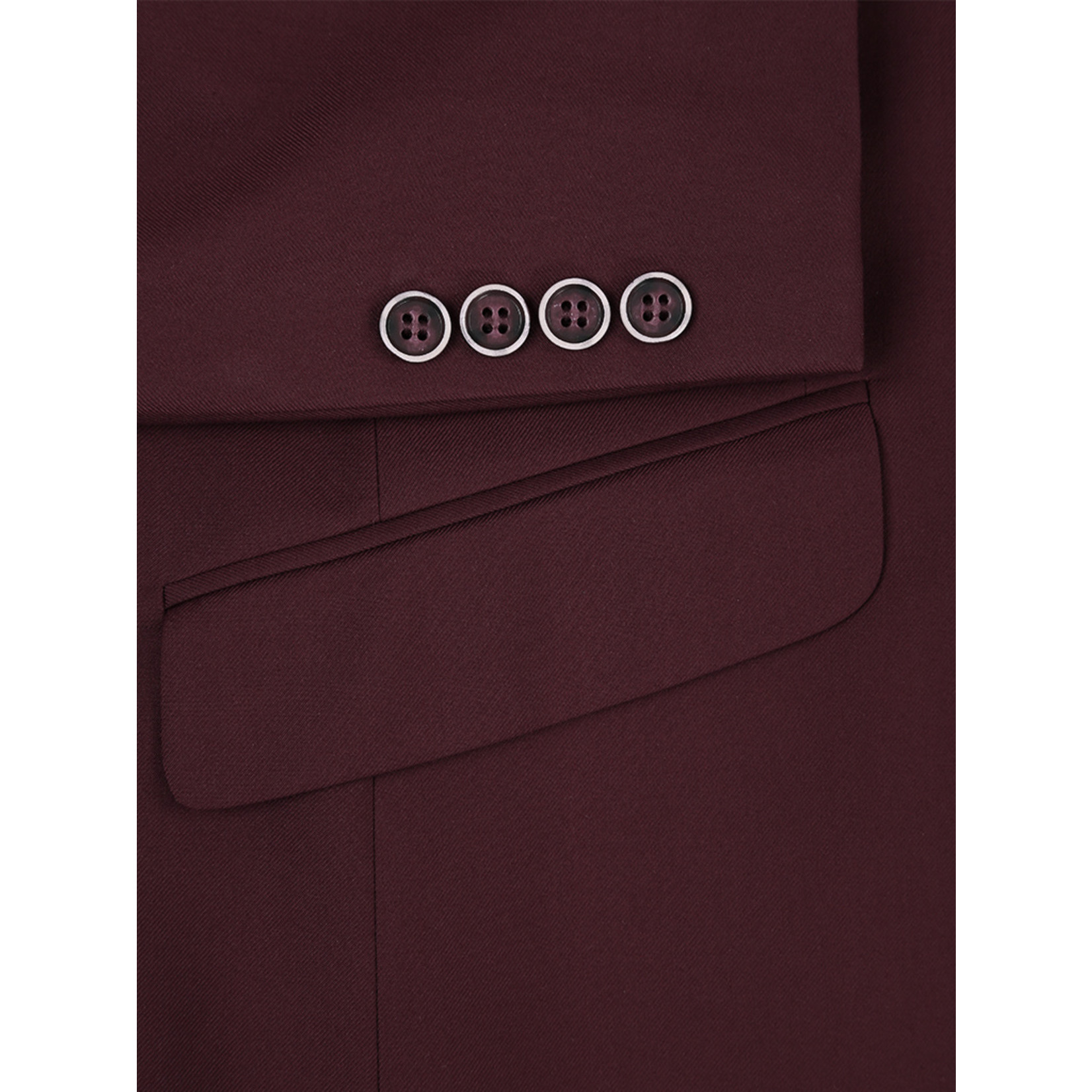Renoir Slim Fit Suit 201-8 Burgundy