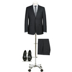 Renoir Slim Fit Suit 202-1 Charcoal