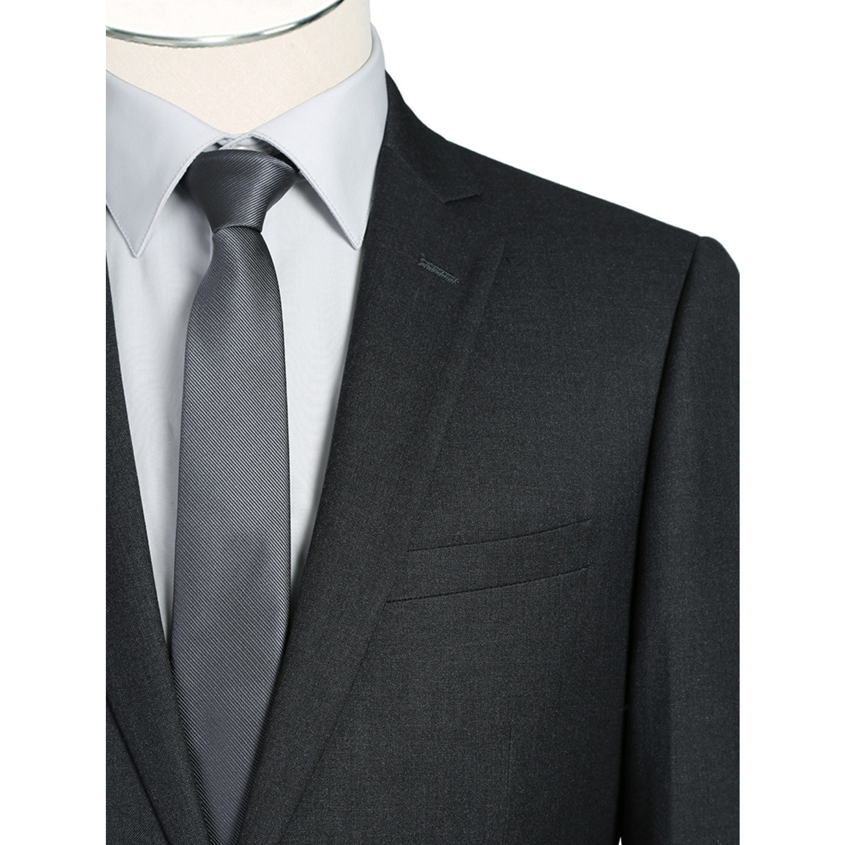 Renoir Slim Fit Suit Charcoal