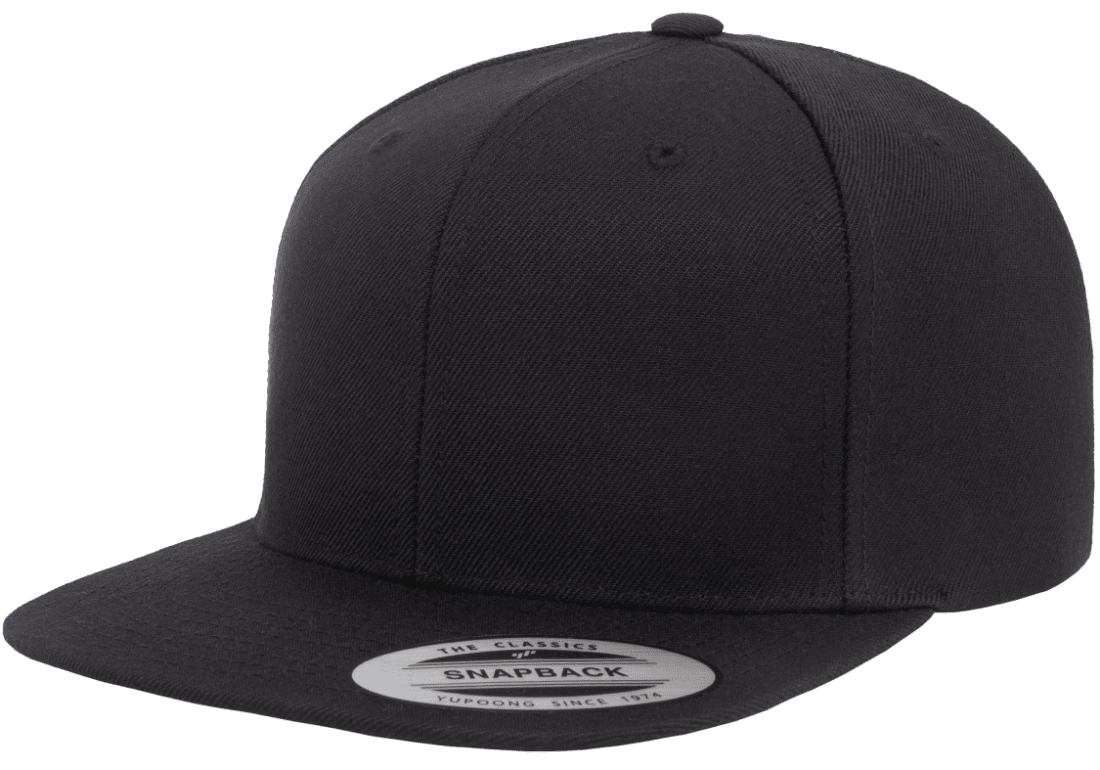 Flexfit 6089TC Premium Snapback Hat - Black/Camo