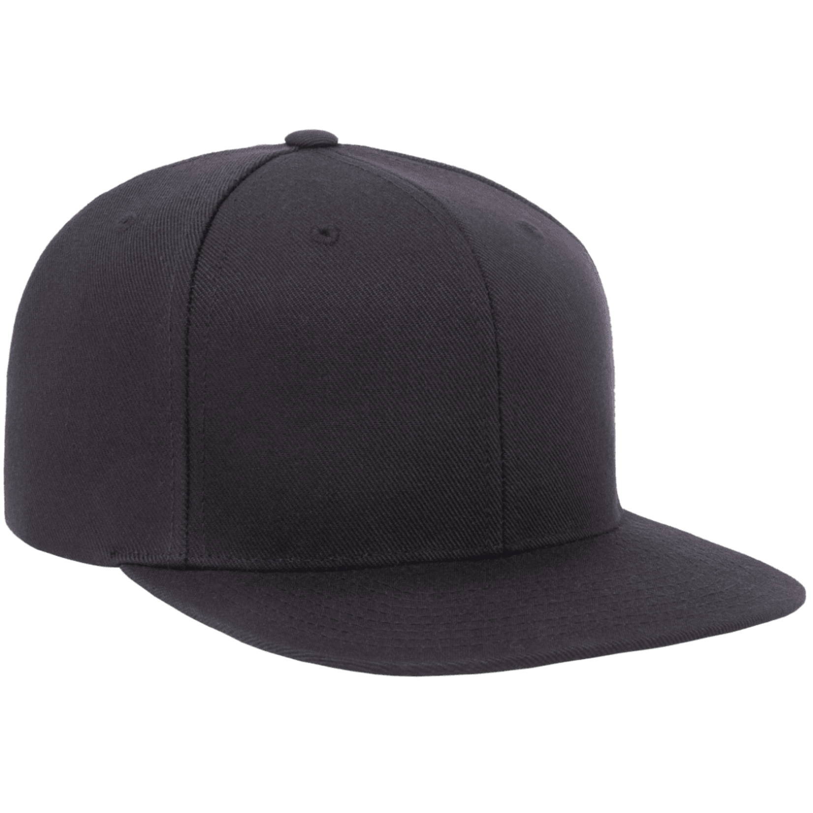 Flexfit 6089M Premium Snapback Hat - Black