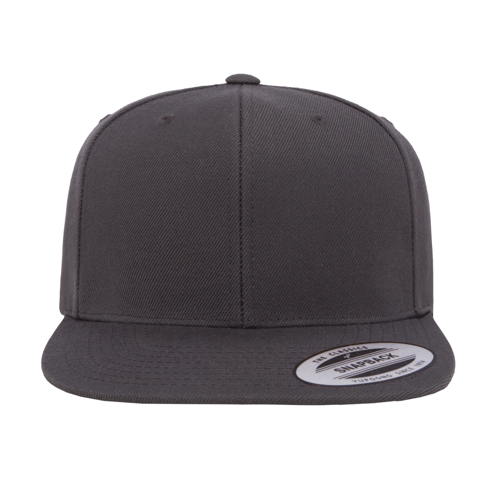 Flexfit 6089M Premium Snapback Hat - Dark Grey