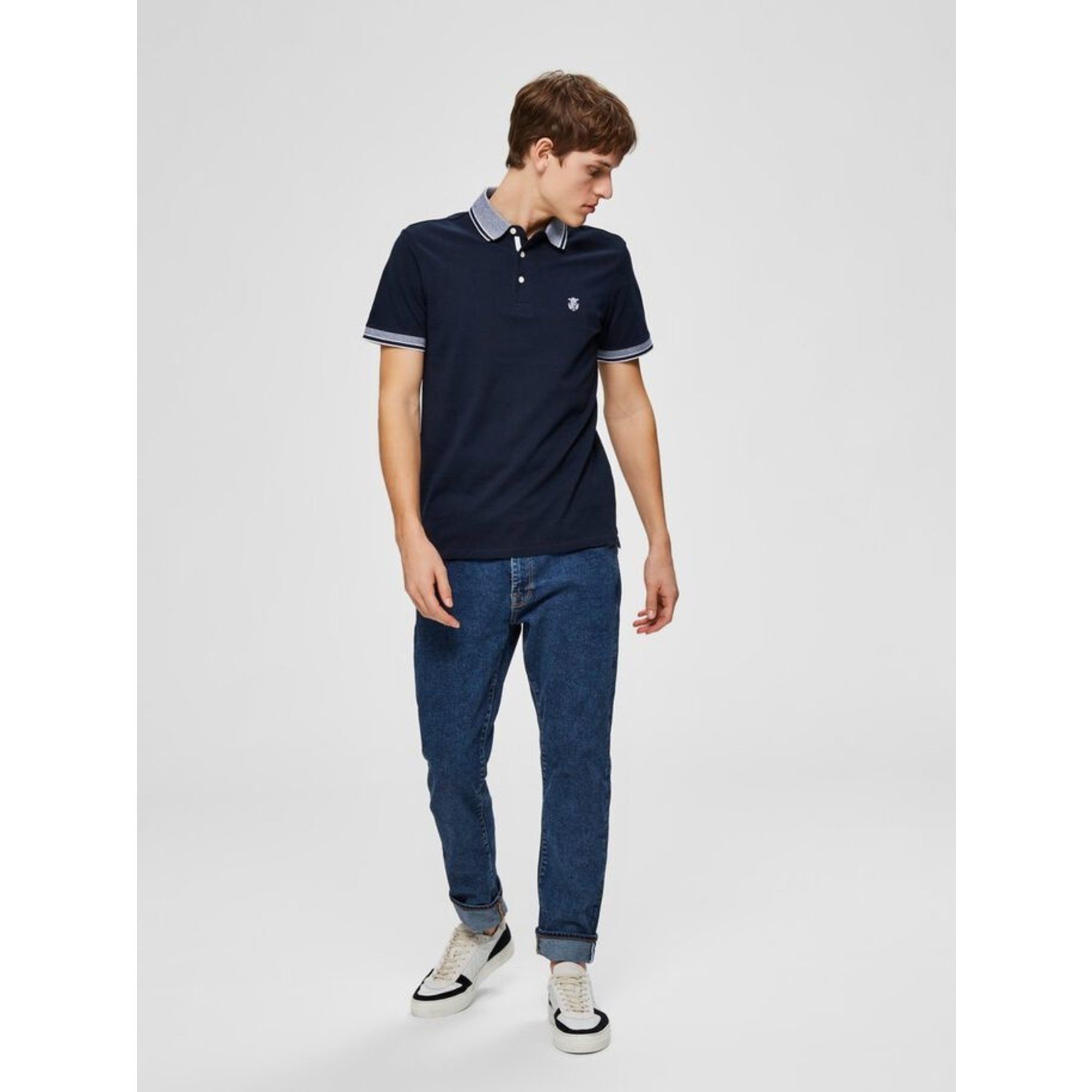 Selected Homme Selected Homme 16065598 Twist Polo - Dark Sapphire