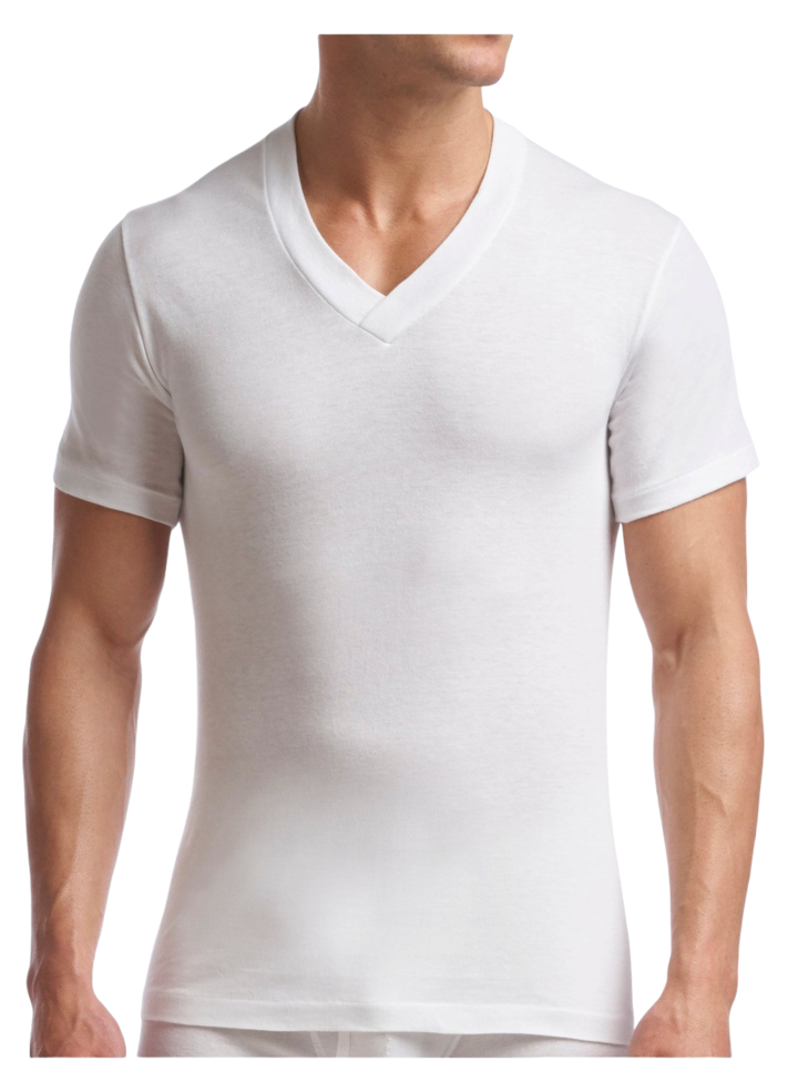 Stanfields 6758W Men's Supreme TALL V-Neck T-Shirt - Baker Street Menswear