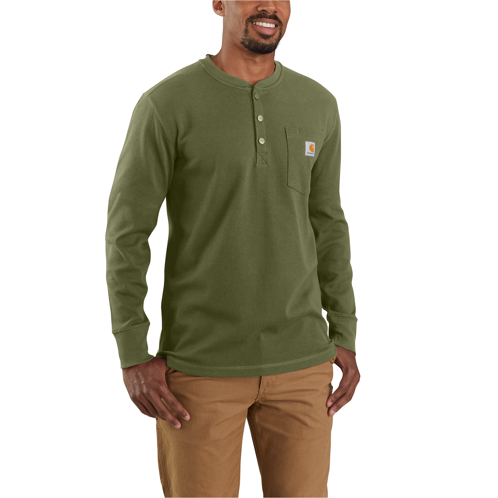 carhartt textured knit henley