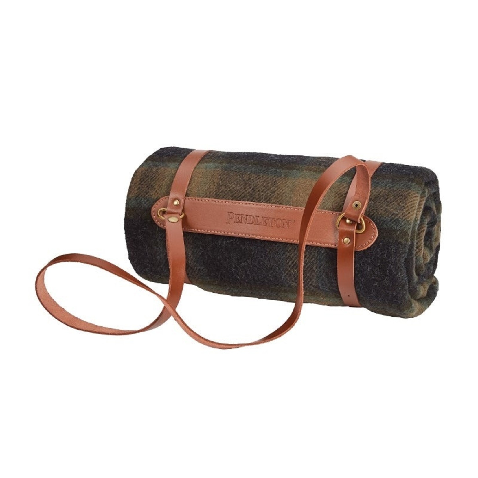Pendleton ZC333-53762 Motor Robe w/ Leather Carrier - Metolius