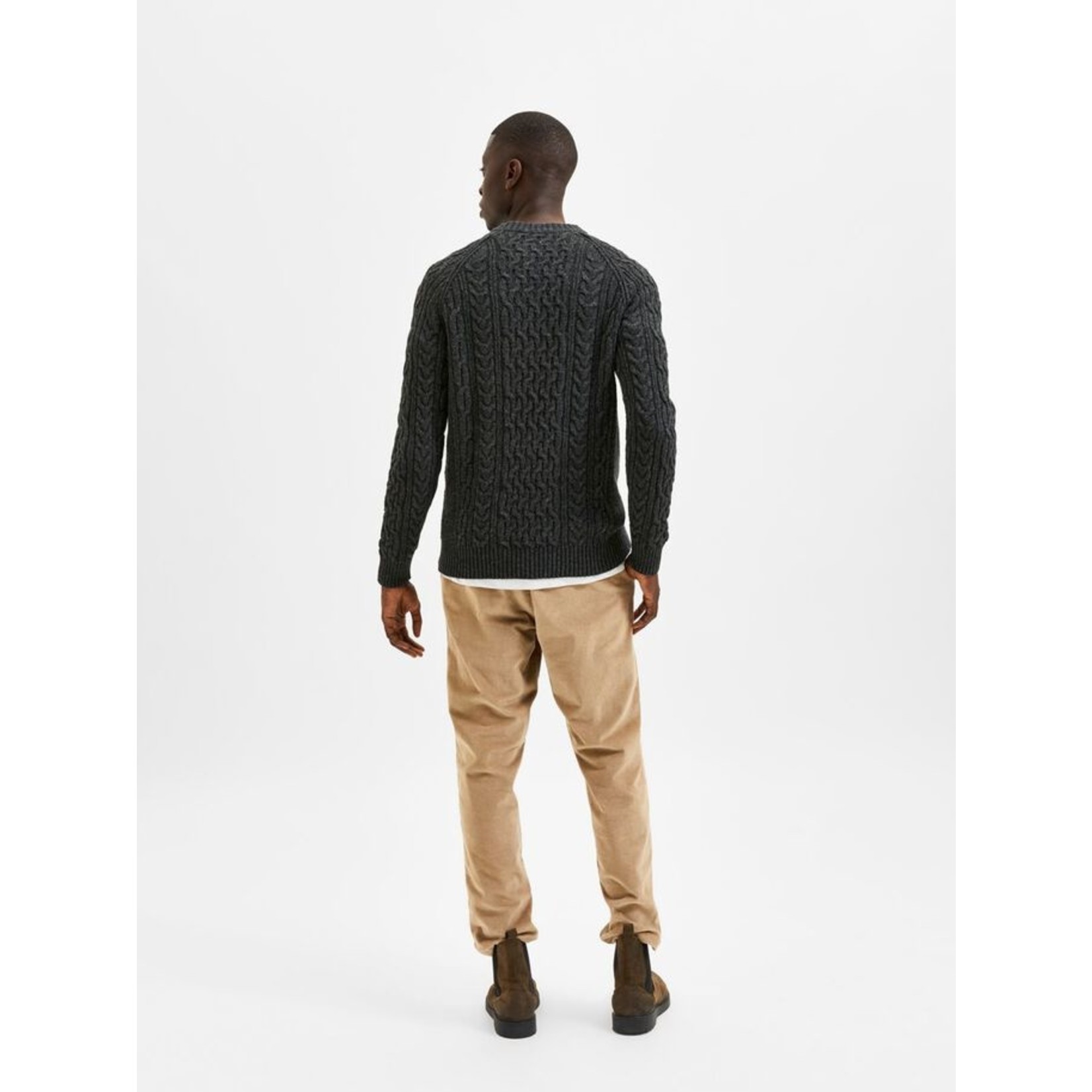 Selected Homme Selected Homme 16081163 Victor Cable Knit Sweater