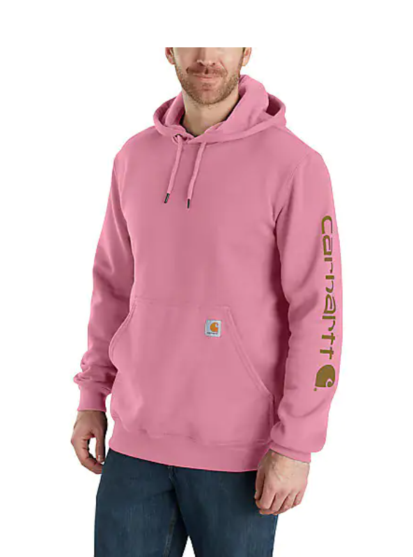 Carhartt K288 Logo Sleeve Sweatshirt V52 Foxglove - Baker Street Menswear