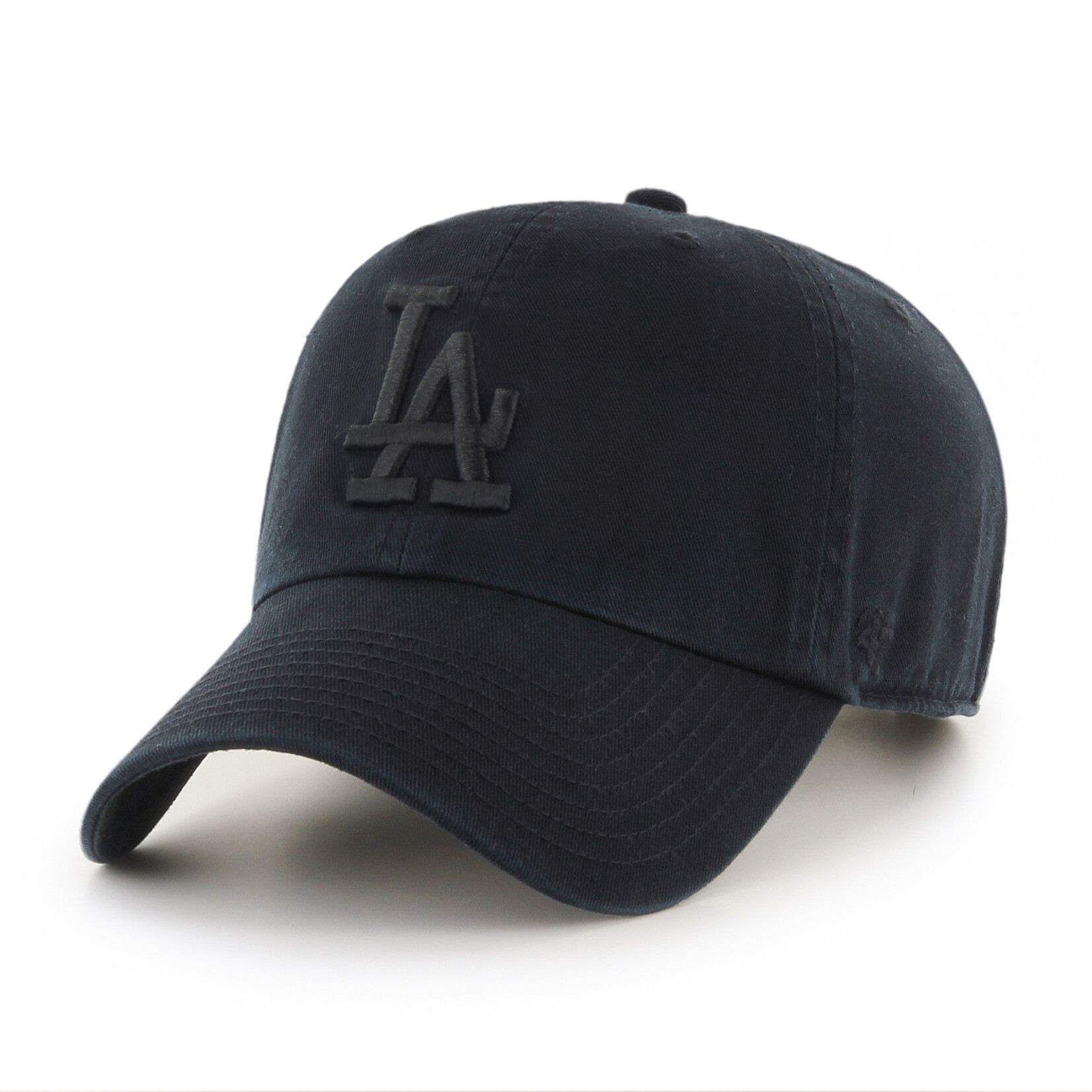 47 Brand Clean up Cap MLB LA Dodgers Black on Black