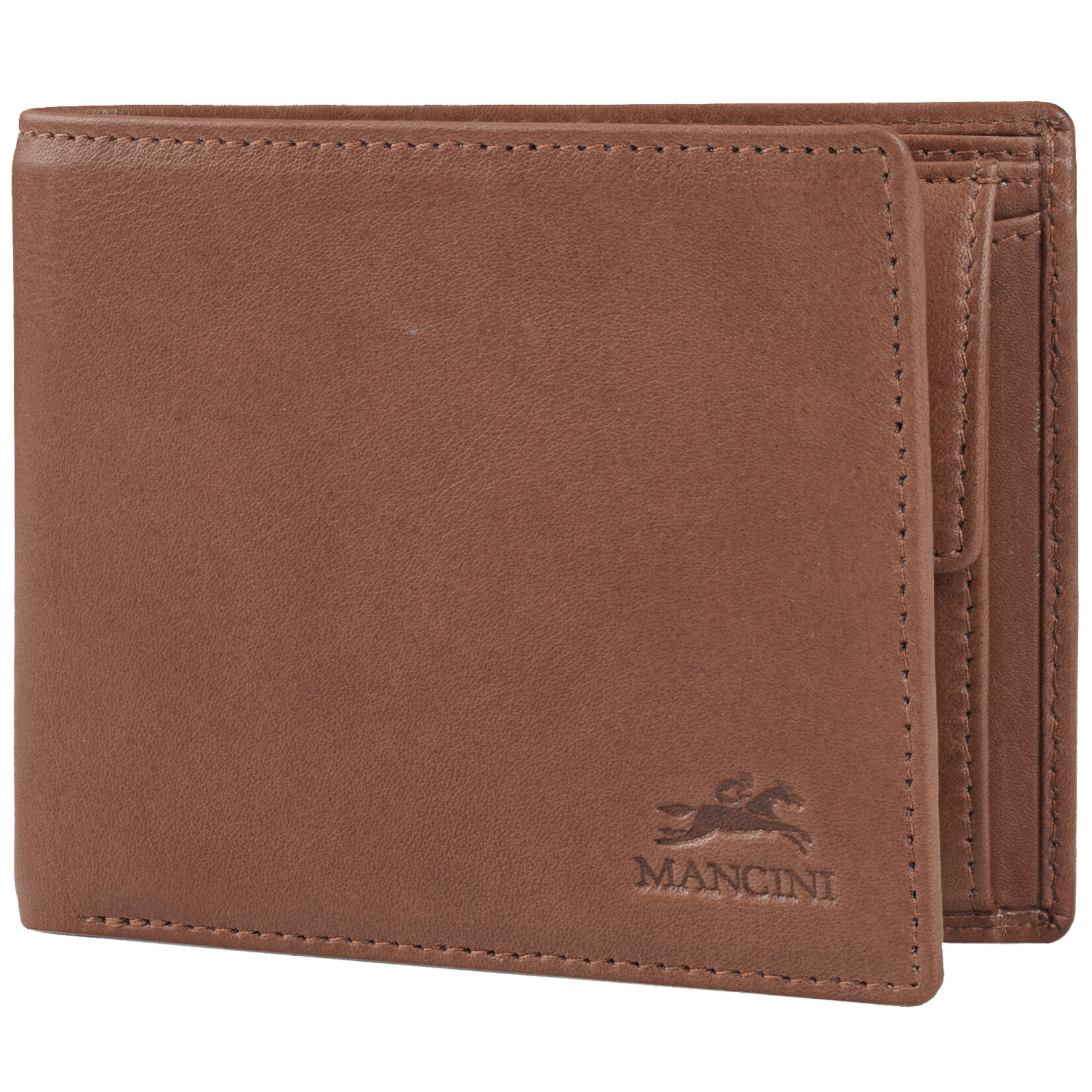 Mancini 2020151 RFID Billfold Coinpurse Brown