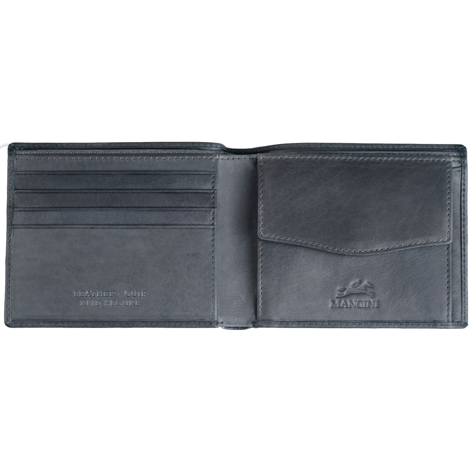 Mancini 2020151 RFID Billfold Coinpurse Grey