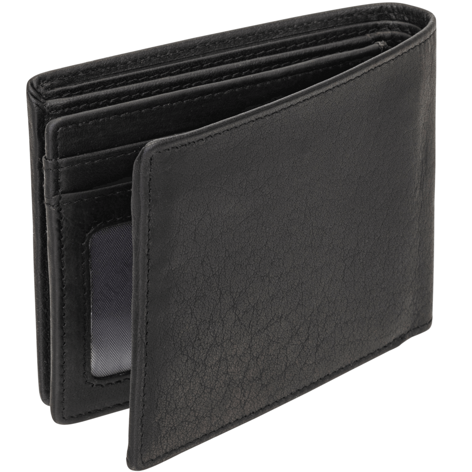 Mancini Mancini 99-54153 RFID Centre Flap Billfold Black