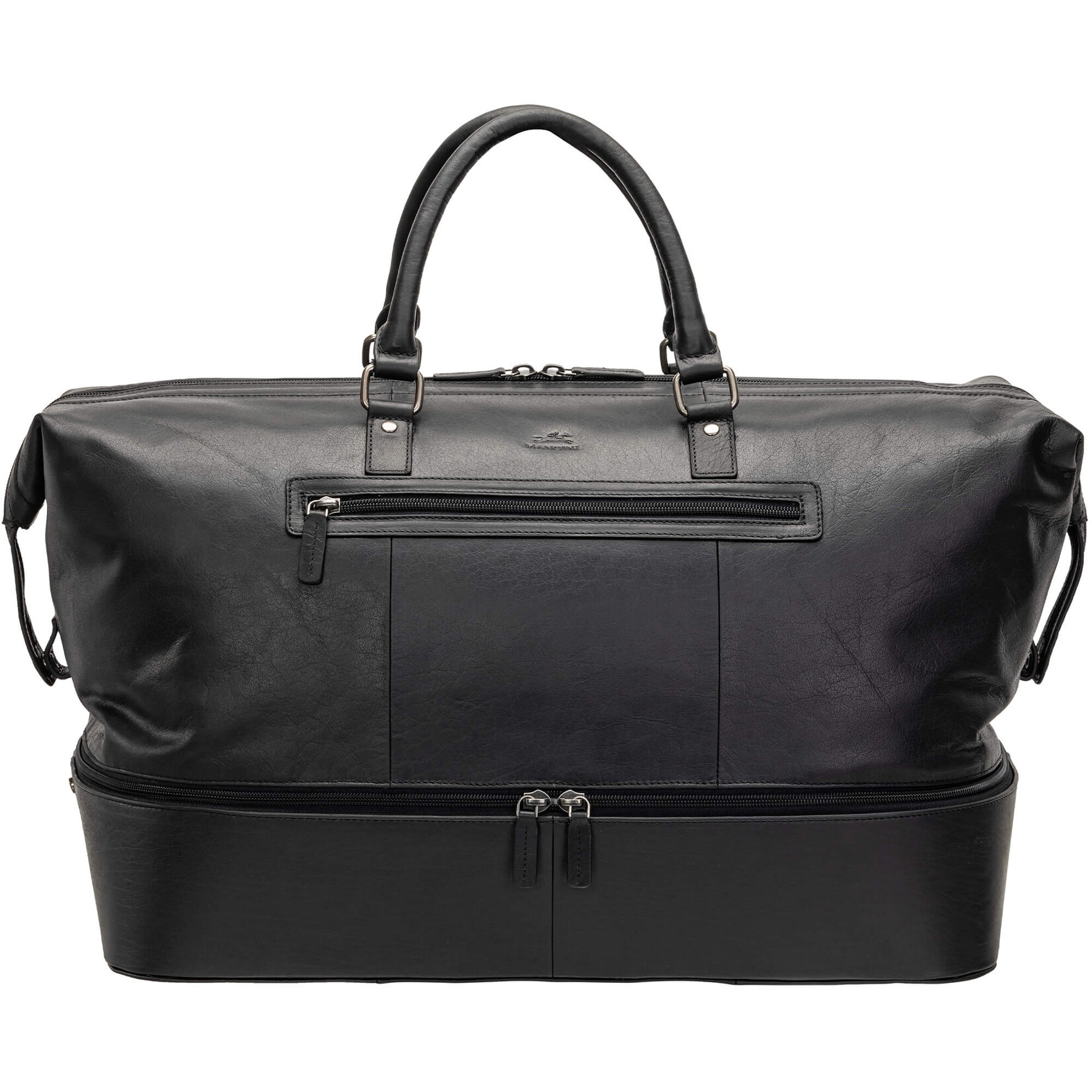 Mancini 99-54807 Two Compartment Duffle Bag Brown