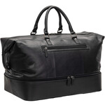 Mancini 99-54807 Two Compartment Duffle Bag Brown
