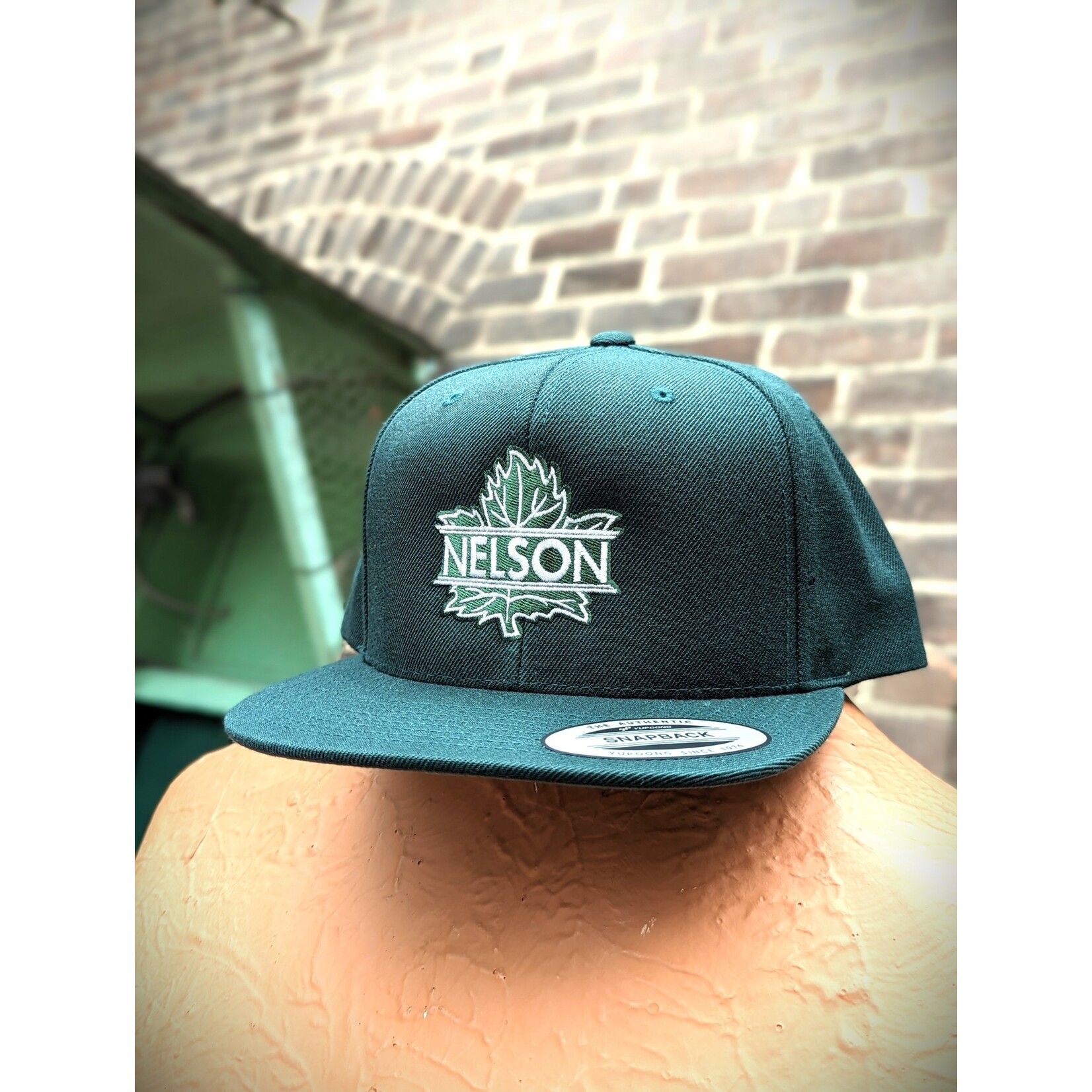 Nelson Leafs Nelson Leafs Premium Snapback Flat Brim Cap