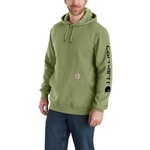 Carhartt Carhartt K288 Logo Sleeve Graphic Sweatshirt GD4 Chive Heather / Black