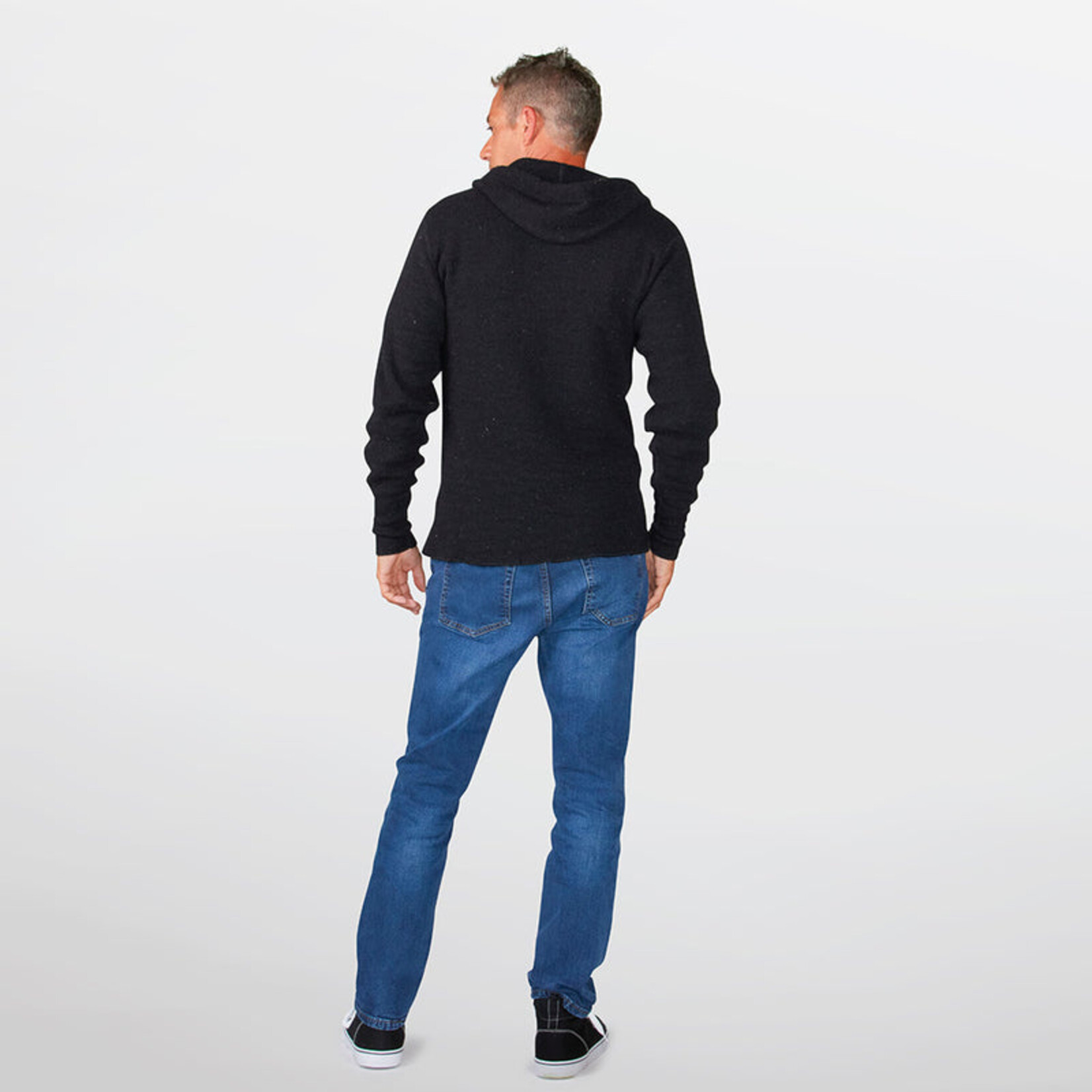 Stanfield's Stanfield's 1329 Hvwt Hooded Wool Henley