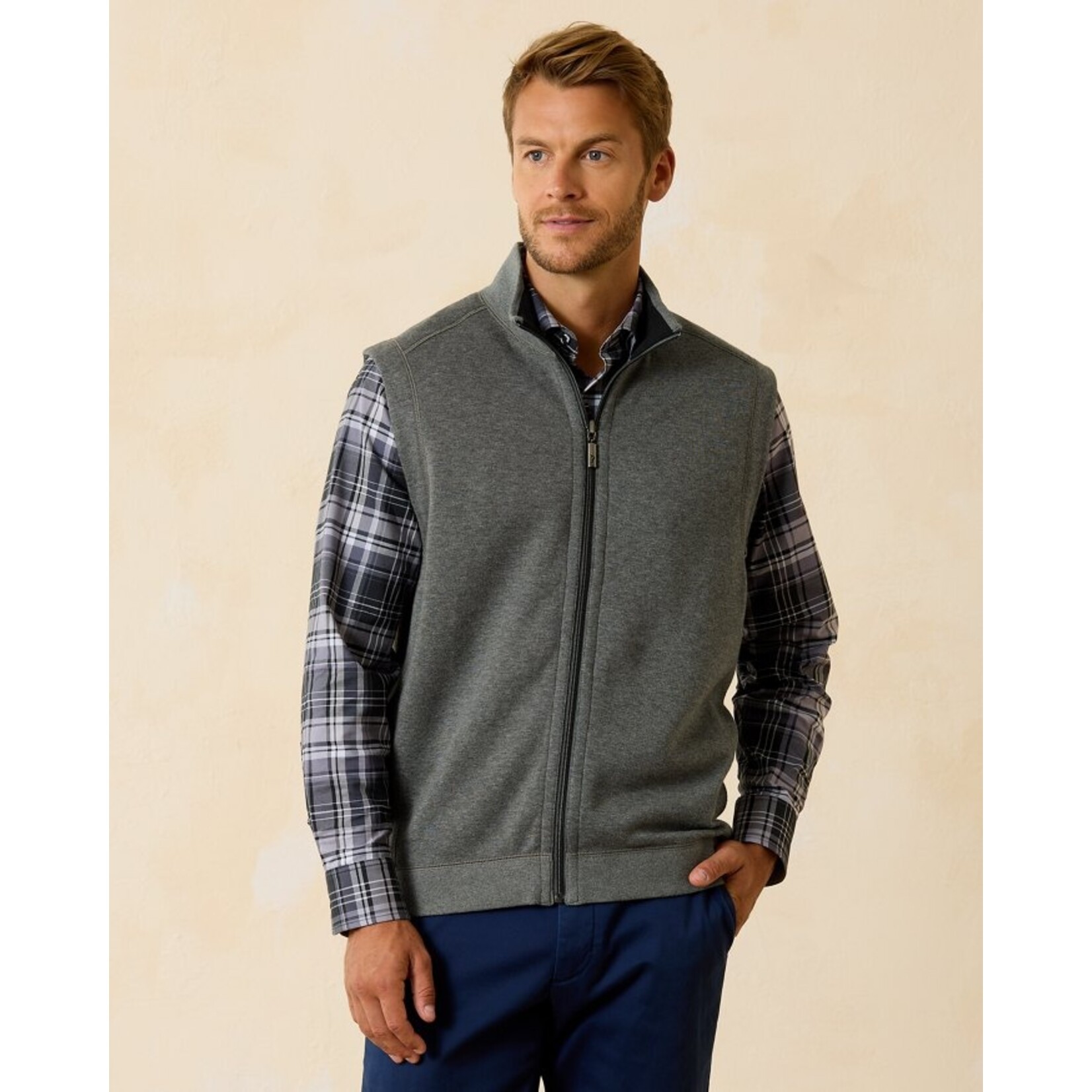 T.B. ST226867 Full Zip Vest