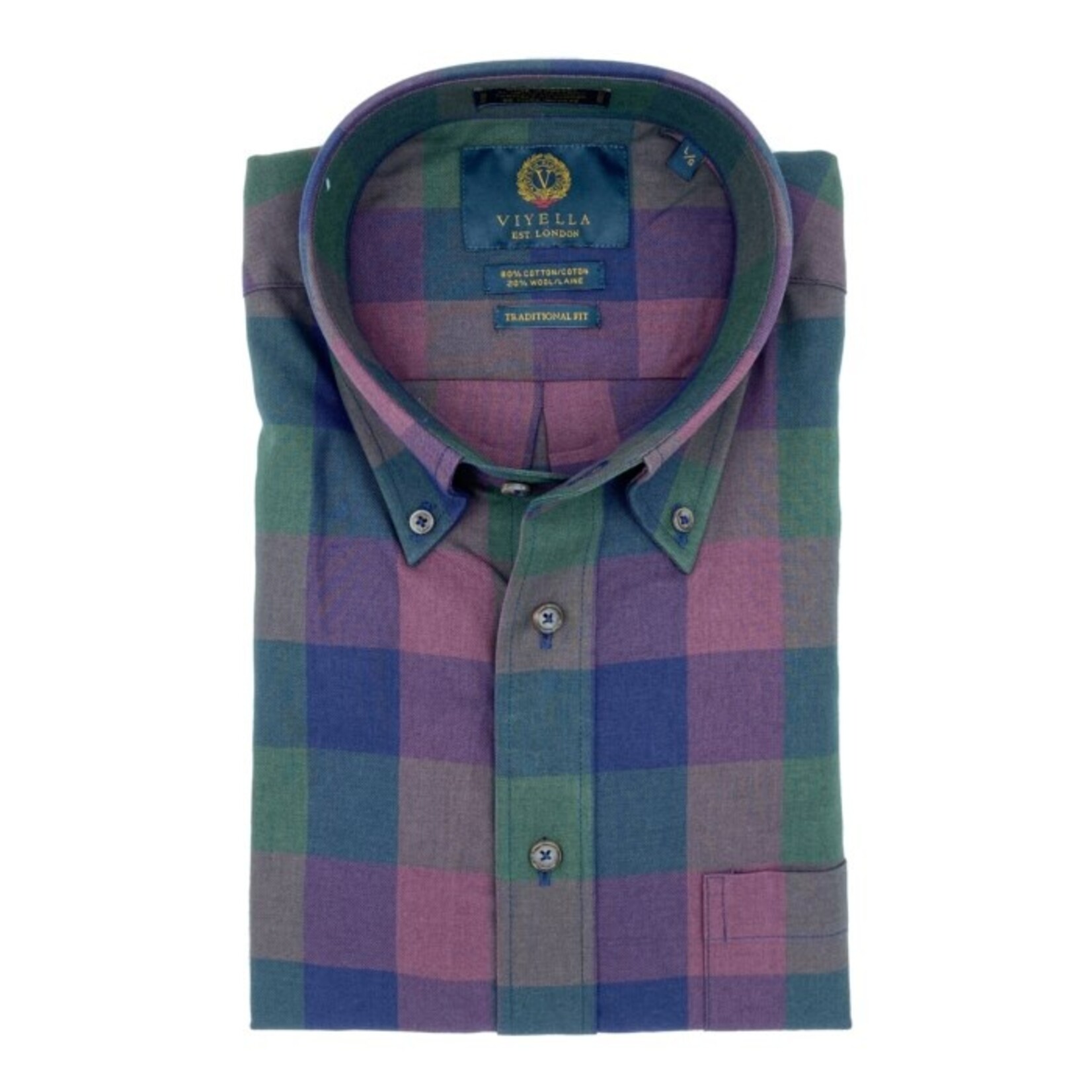 Viyella 651420 80/20 Cotton/Merino Wool Long Sleeve