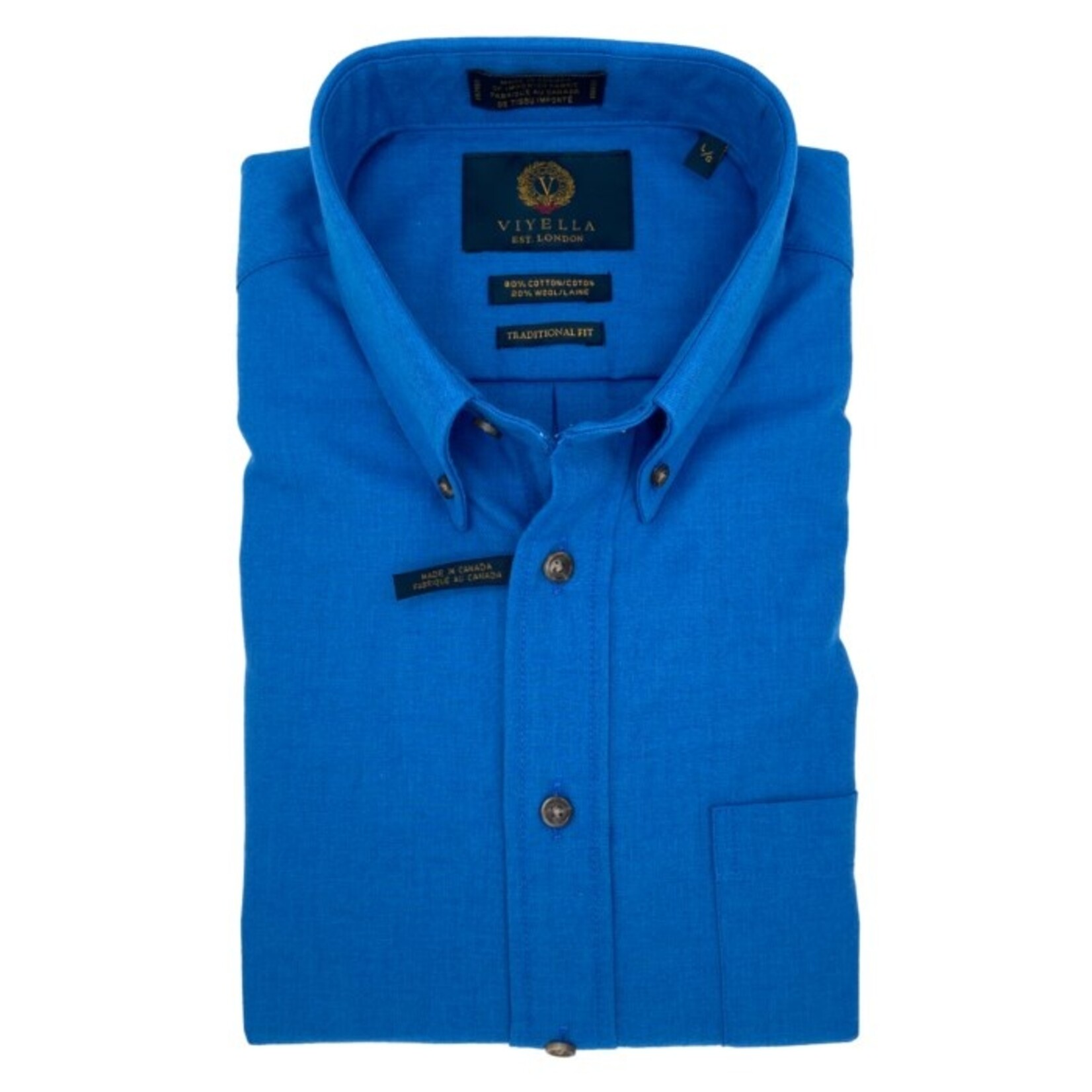 Viyella 255401 80% Cotton 20% Wool L/S Sprtsht