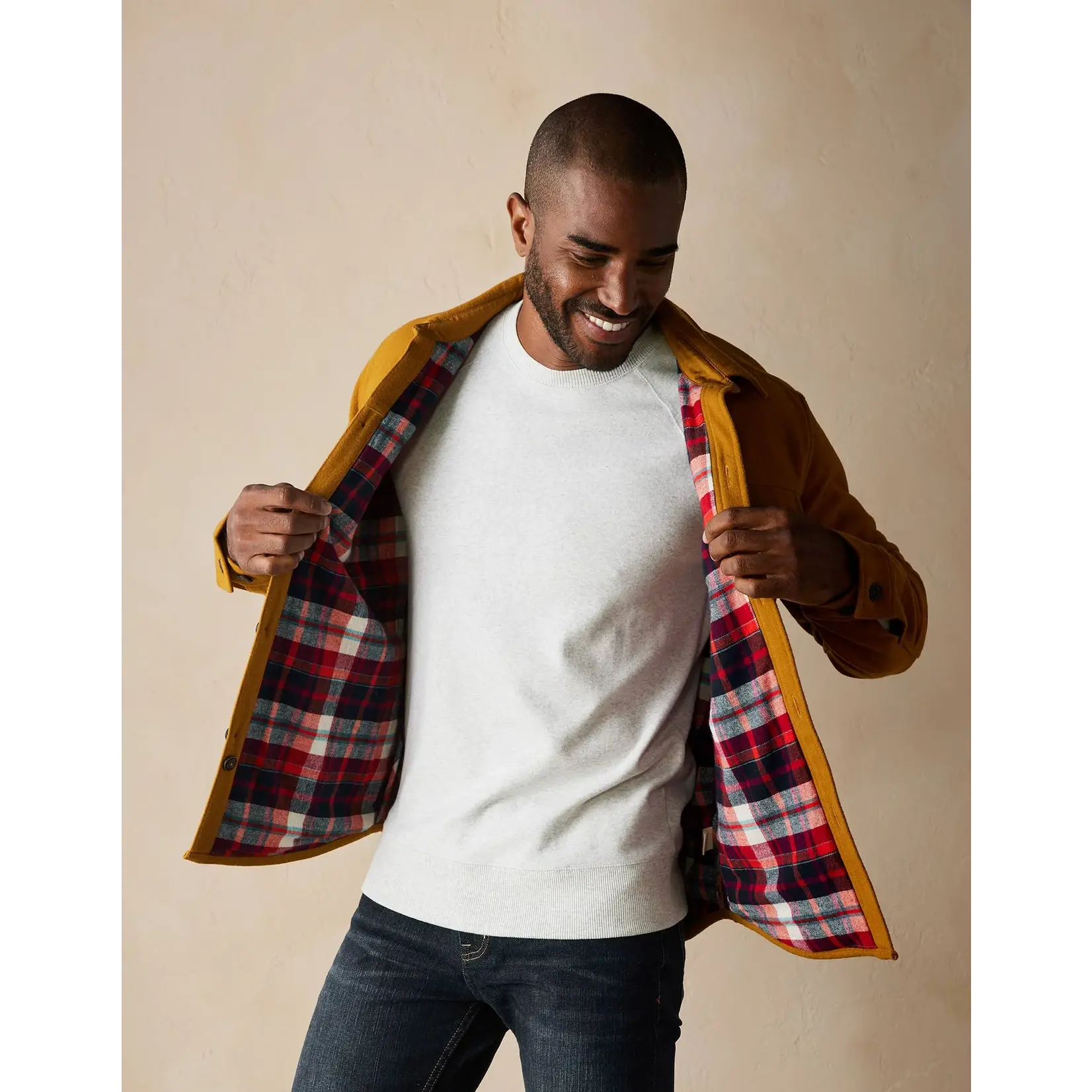 The Normal Brand Normal Brand F23 Brightside Flannel Lined Jacket