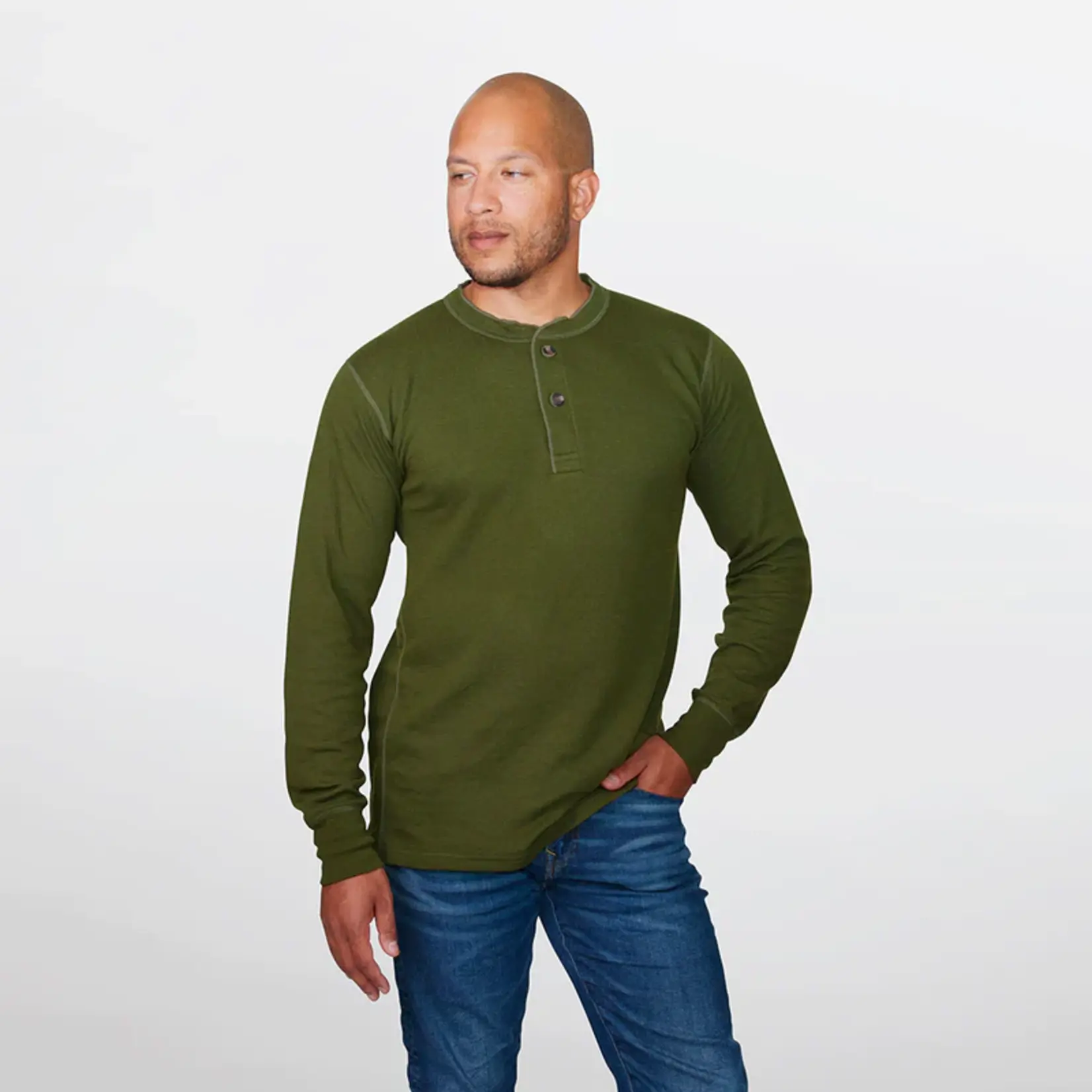 Stanfield's Stanfields 1387 Merino Blend 2-Layer Henley