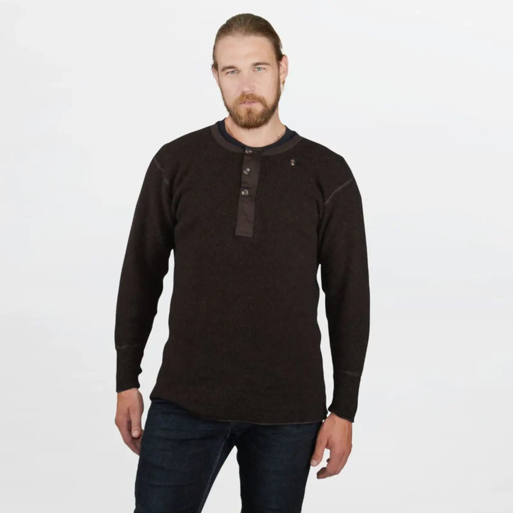 Stanfield's Henley Shirt - Heavy Weight Wool With Lining - 1315L – JobSite  Workwear