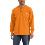 Carhartt Carhartt K128 LS Pocket Henley Q66 Marmalade Heather