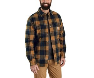 Carhartt hubbard sherpa lined long sleeve shirt best sale