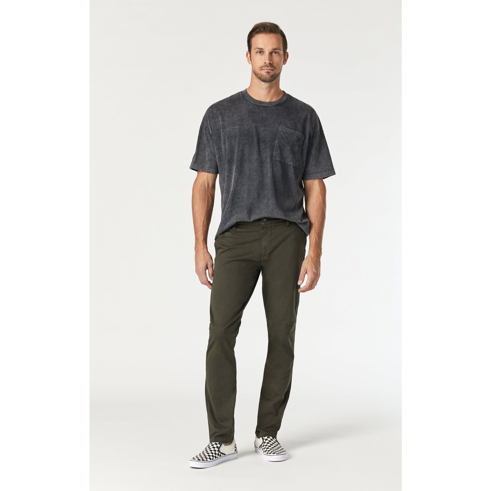 Mavi Mavi M0074326570 Johnny Dark Green Twill