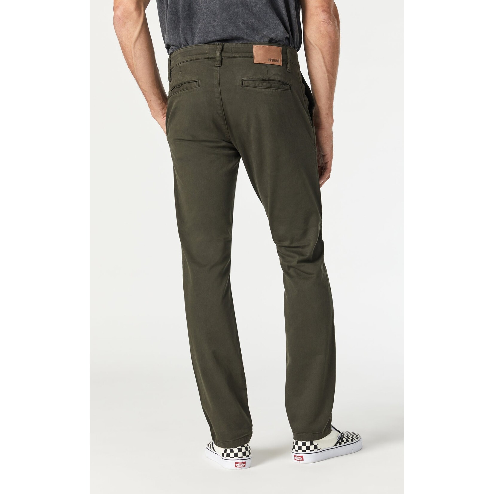 Mavi Mavi M0074326570 Johnny Dark Green Twill