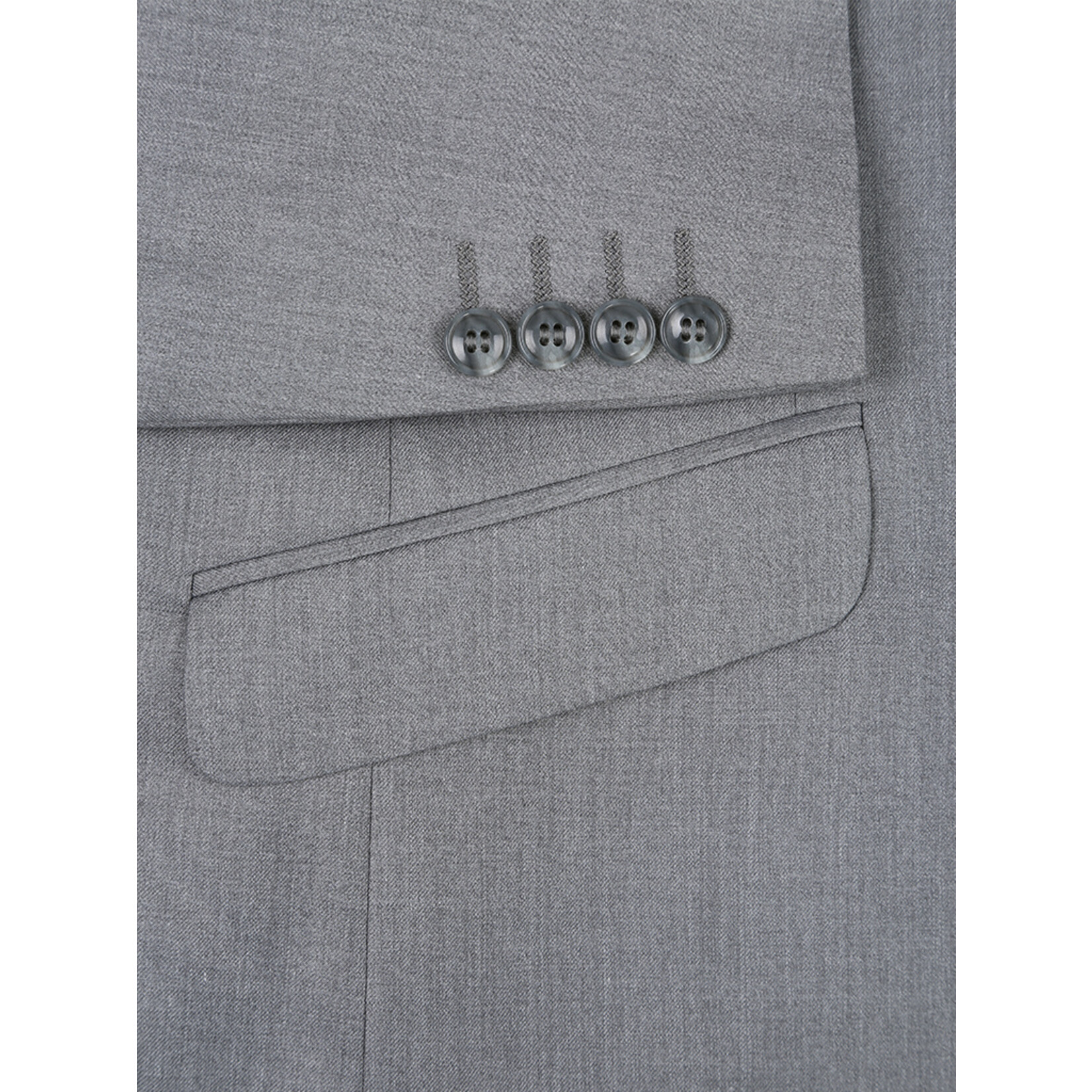 Renoir Slim Fit Suit 202-2 Silver Grey