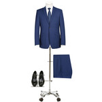 Renoir Slim Fit Suit 201-20 Royal Blue