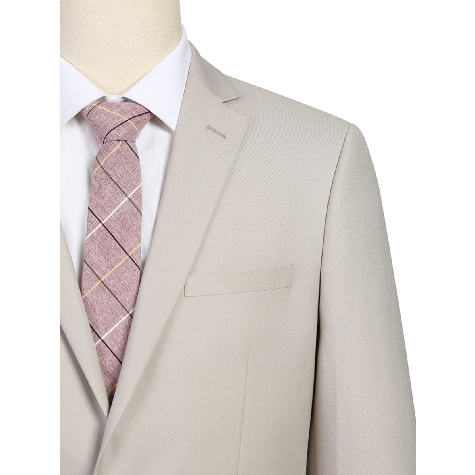 Renoir Slim Fit Suit 201-84 Cream