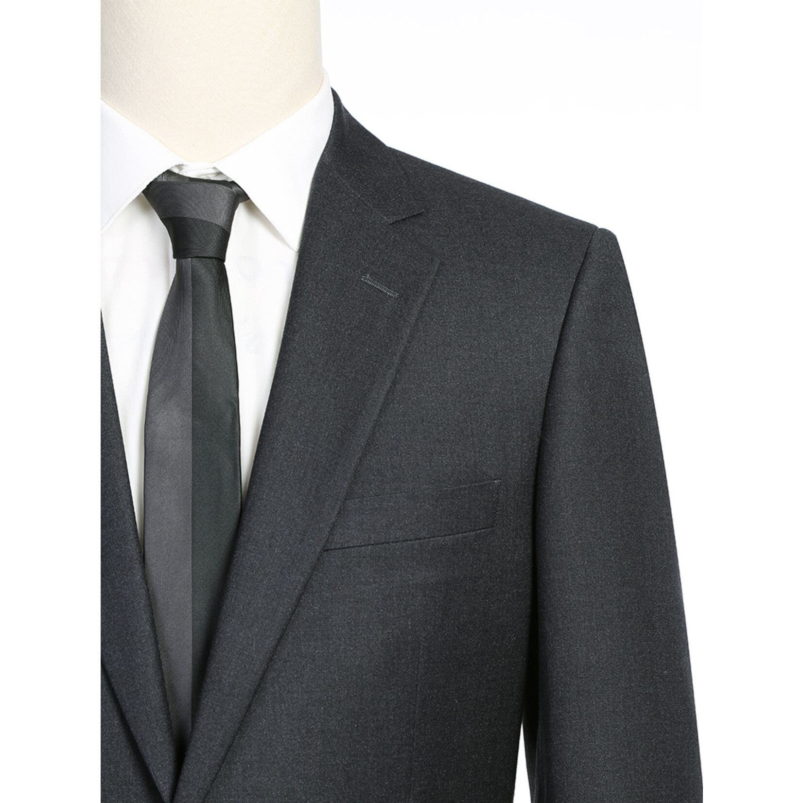 Renoir Classic Fit Suit 202-1 Charcoal