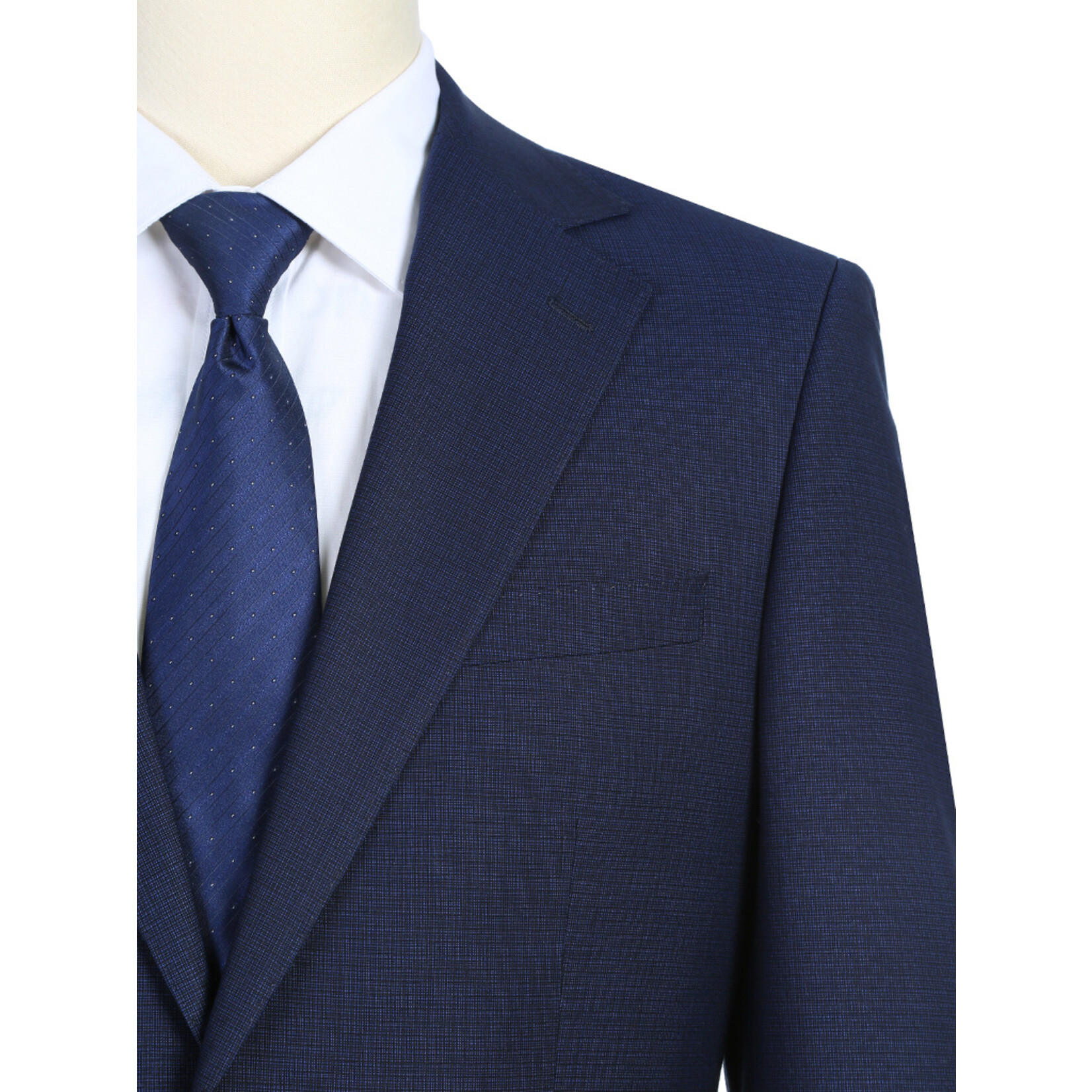 Renoir Slim Pattern Suit HK101 Blue