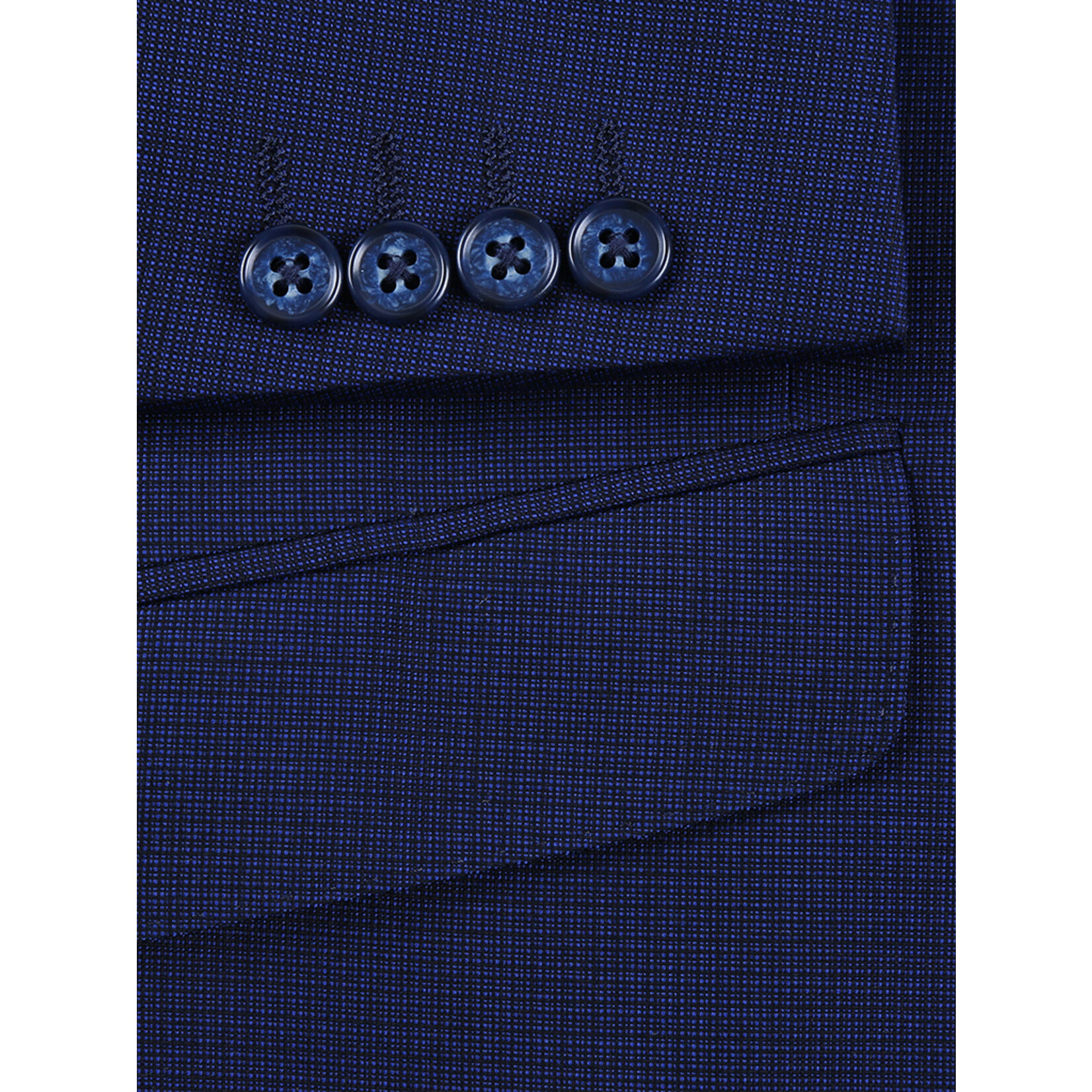 Renoir Slim Pattern Suit HK101 Blue