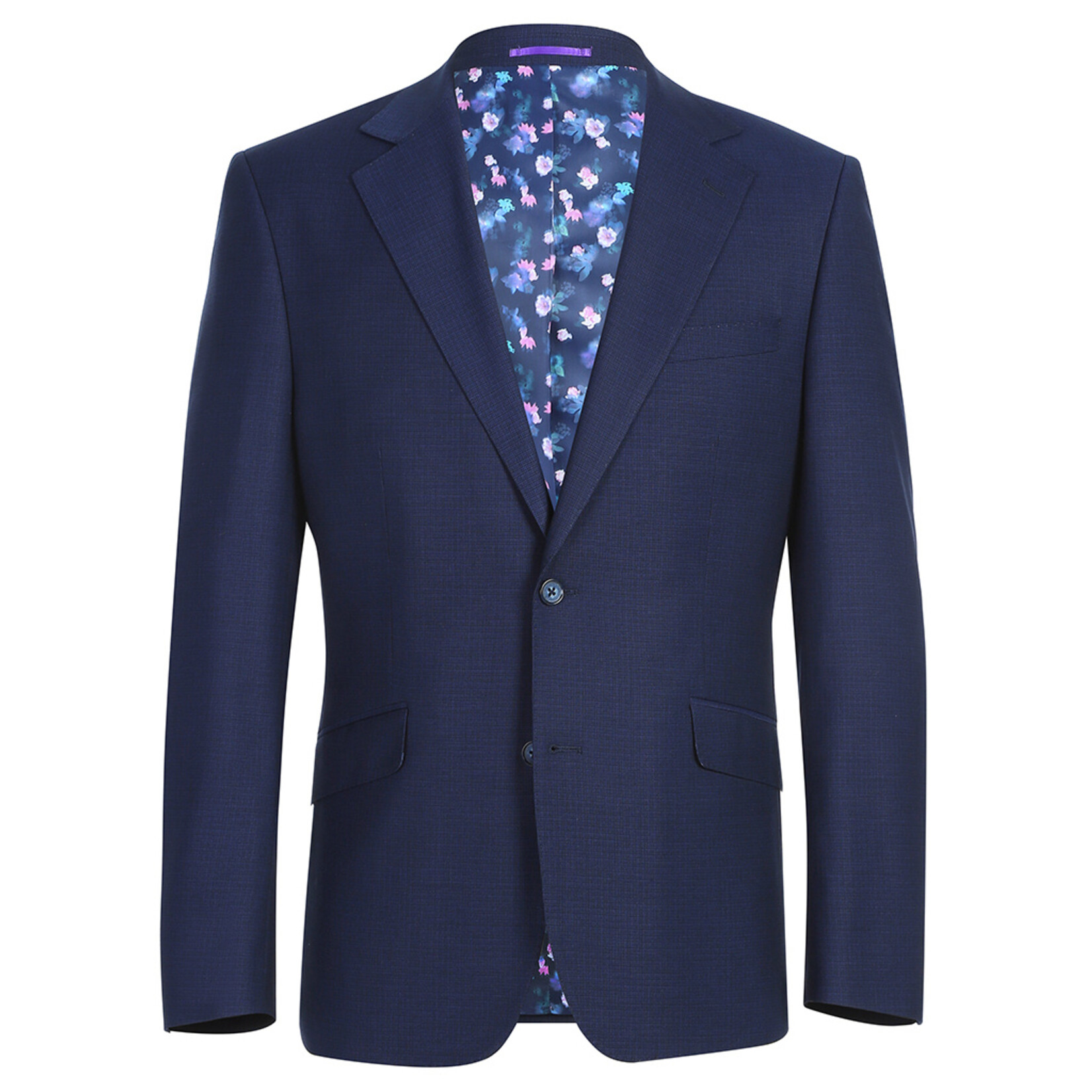 Renoir Slim Pattern Suit HK101 Blue