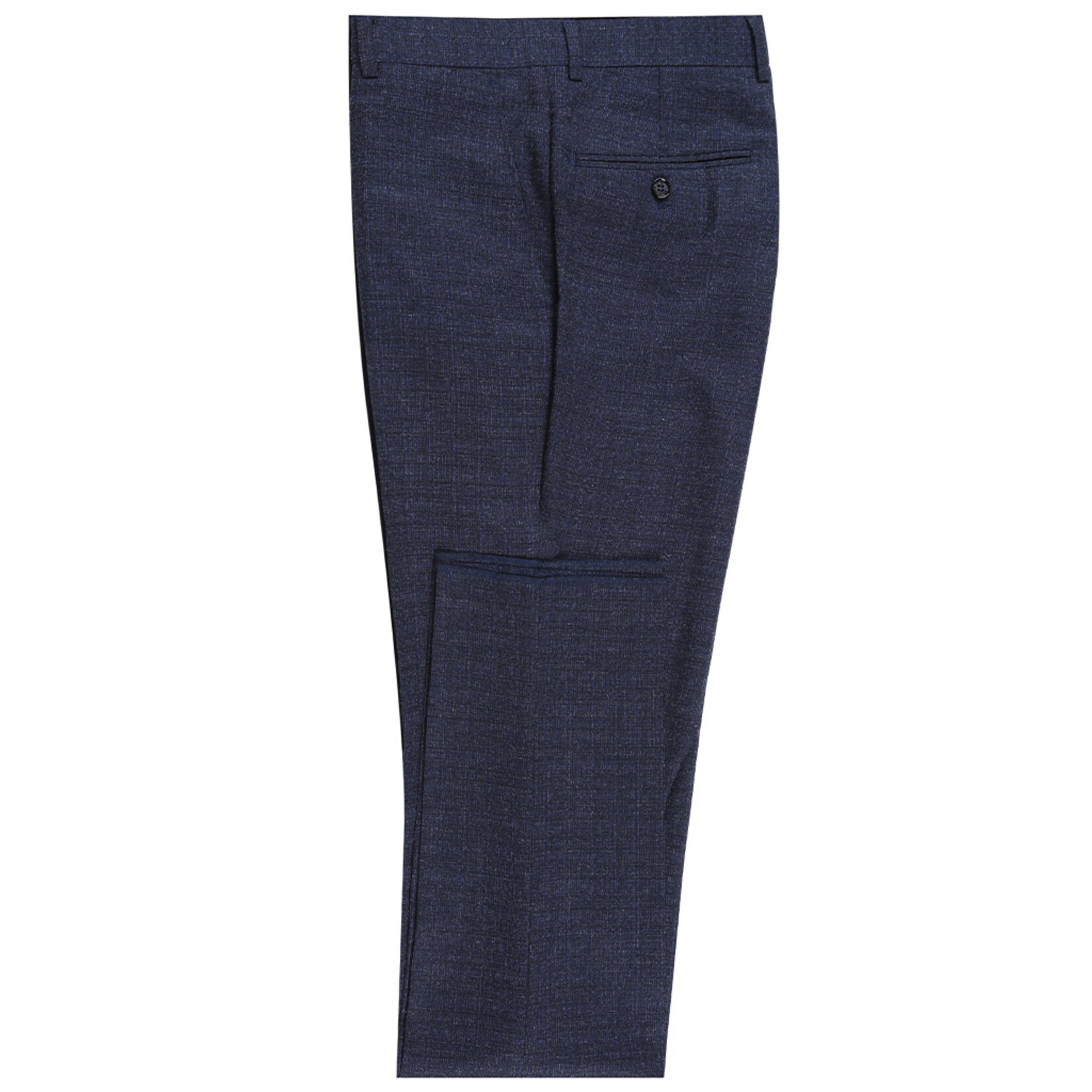 Renoir Slim Pattern Suit 219-1 Navy Mix