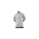 Carhartt Carhartt K126 Long Sleeve Pkt T-Shirt - Heather Grey