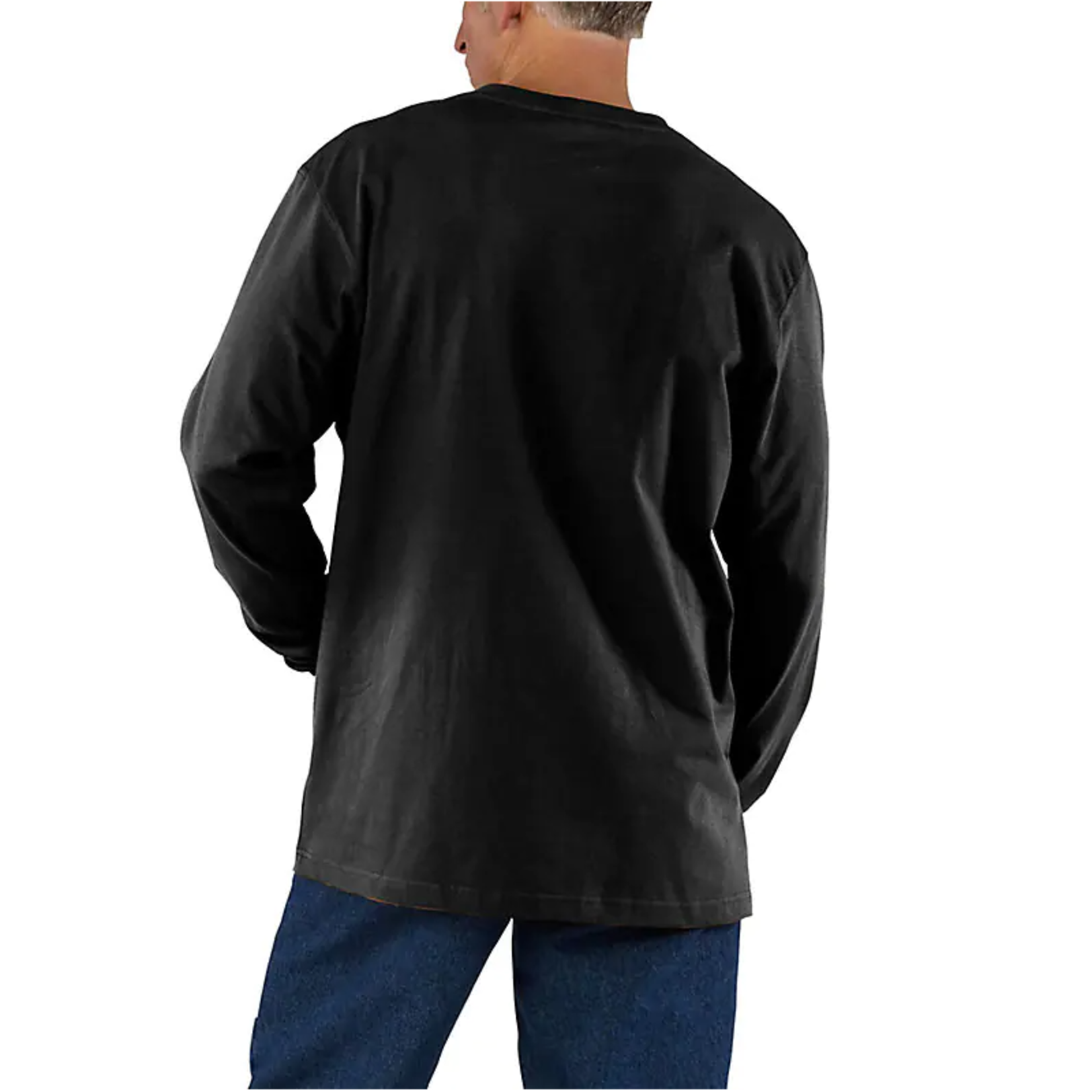 Carhartt Carhartt K126 Long Sleeve Pkt T-Shirt - Black