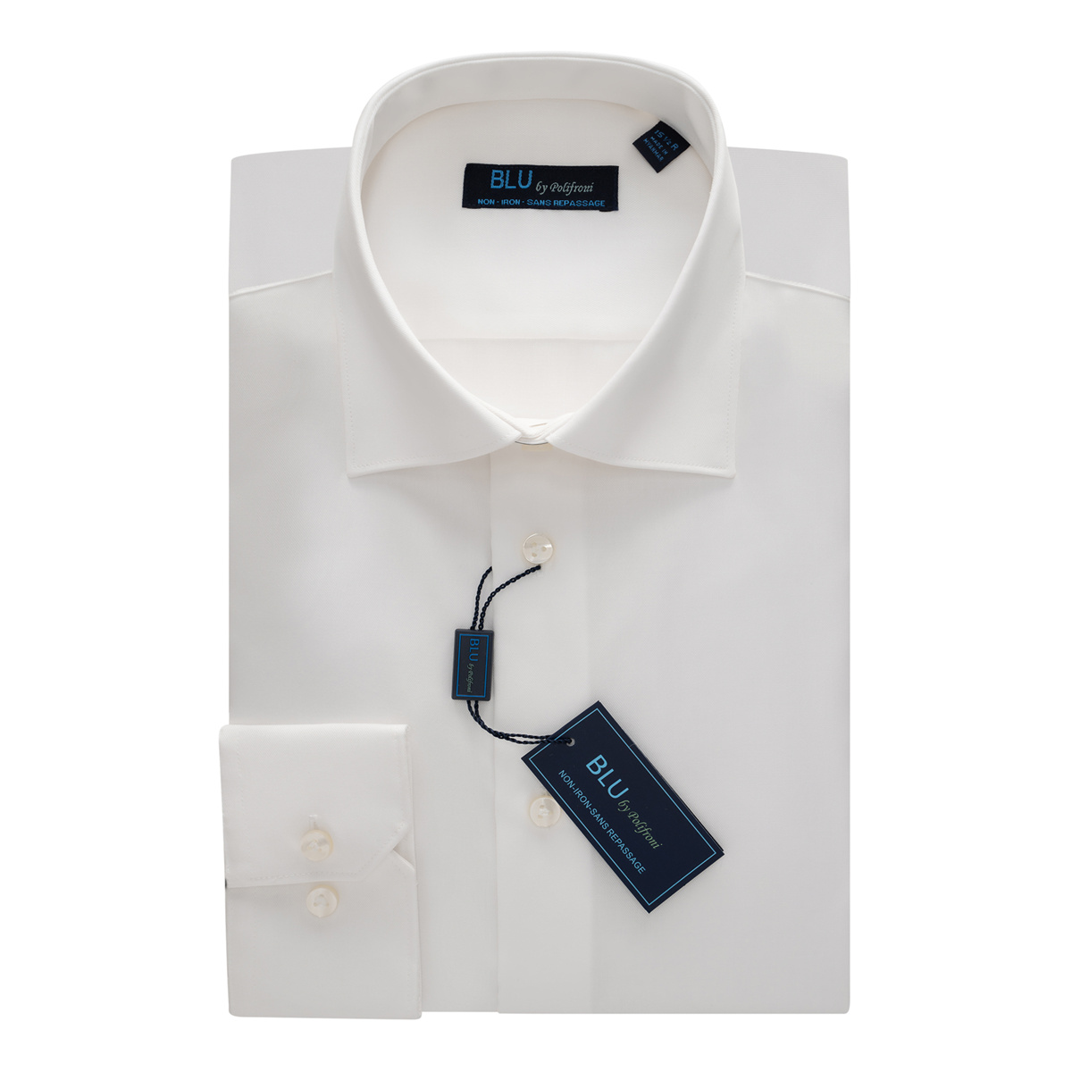 Blu 360M Miami Non Iron Dress Shirt 01 White Baker Street Menswear