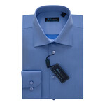 Blu-360M Miami Non-Iron Dress Shirt - Navy