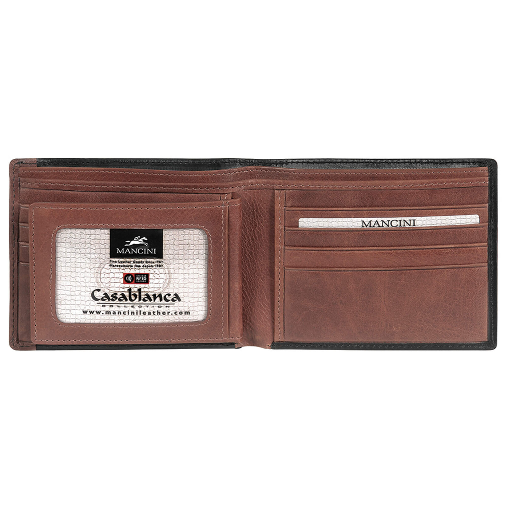 Mancini 8700852 Slimfold w/ Removable Passcase
