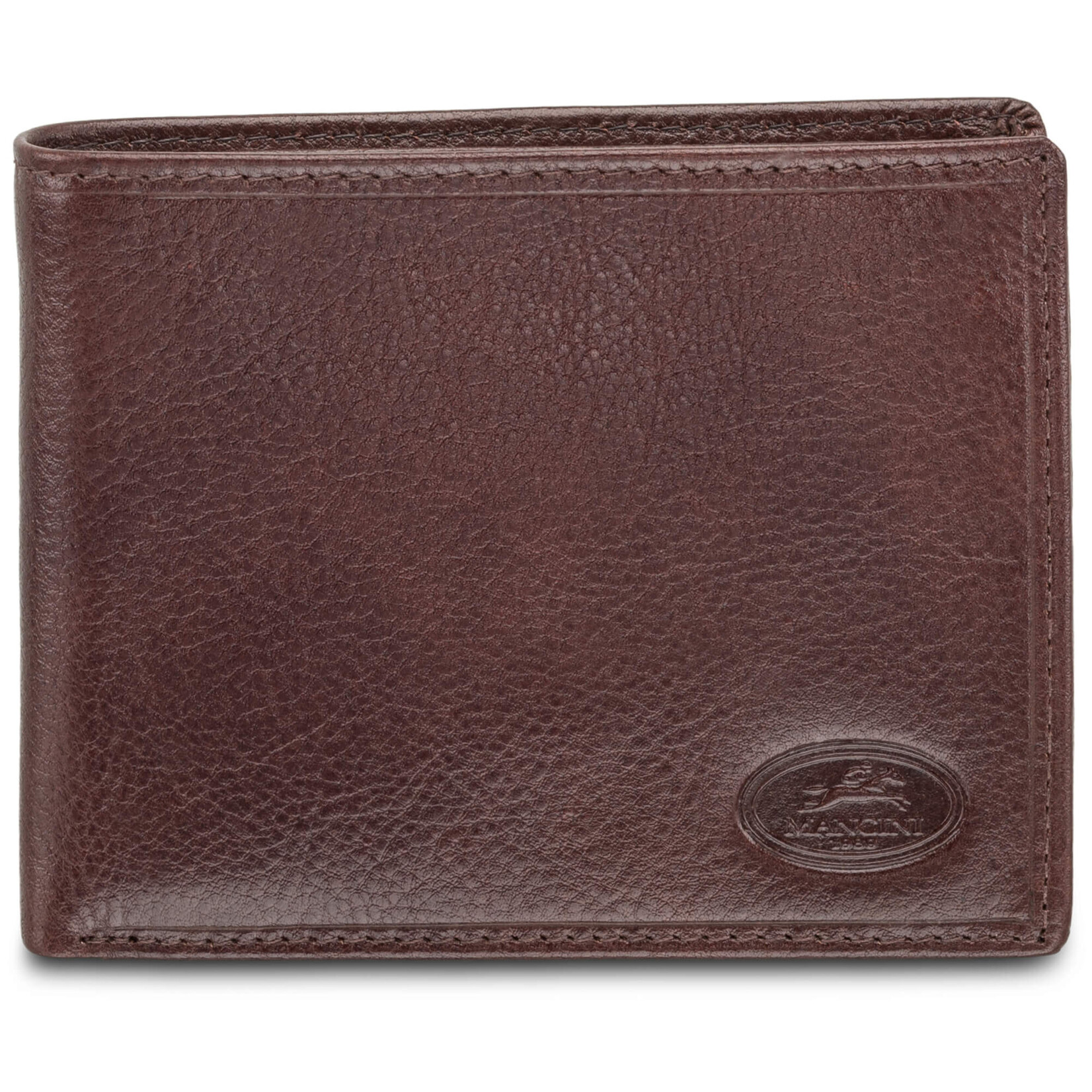 Mancini 52152 RFID Slim Billfold Brown