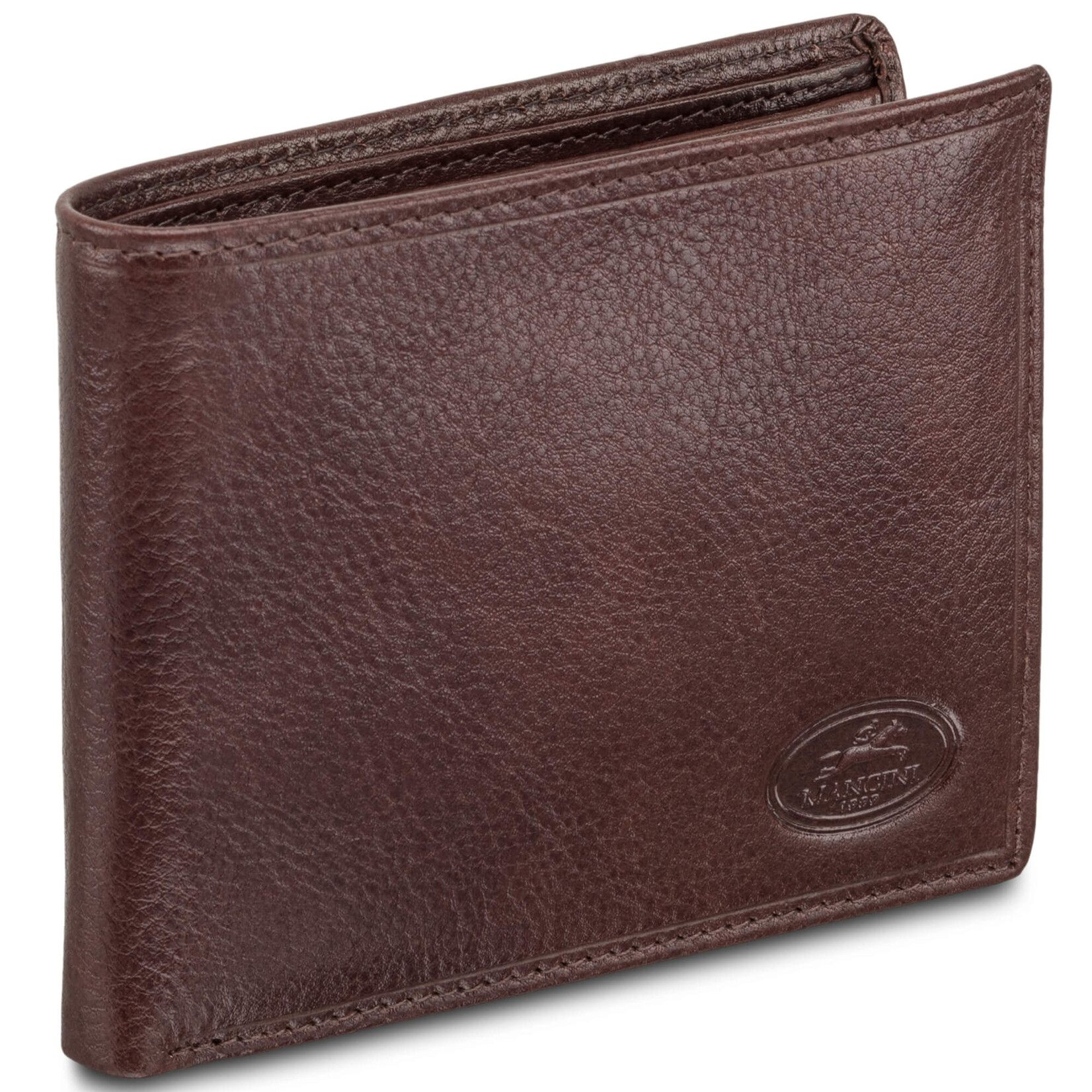 Mancini 52152 RFID Slim Billfold Brown