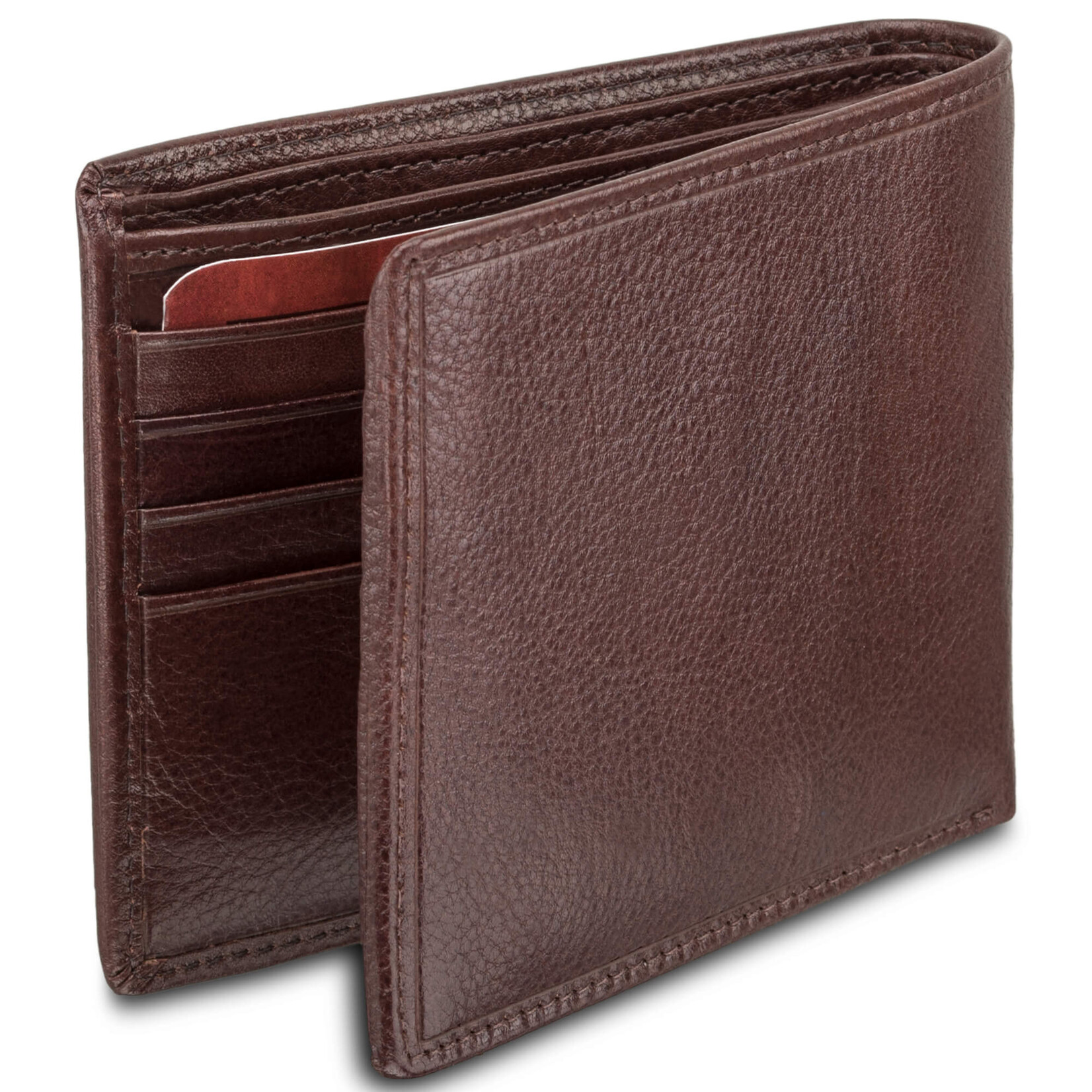 Mancini 52152 RFID Slim Billfold Brown