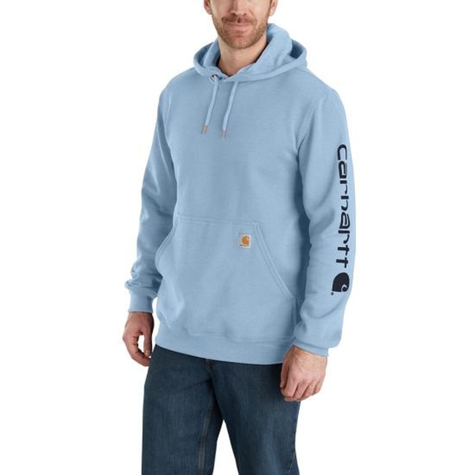 Carhartt Carhartt K288 Logo Sleeve Hoodie HC5 Fog Blue